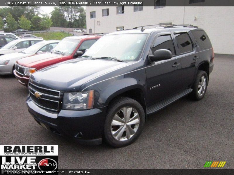 Dark Blue Metallic / Dark Titanium/Light Titanium 2007 Chevrolet Tahoe LS 4x4