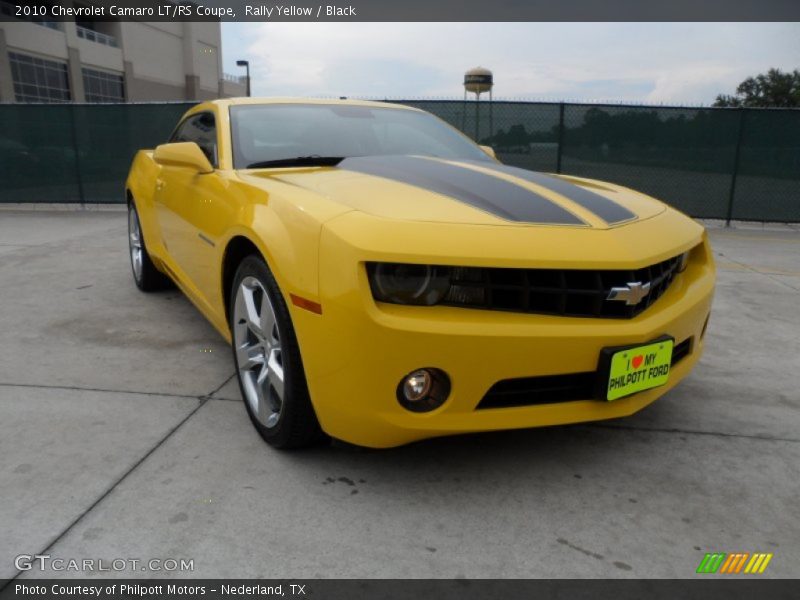 Rally Yellow / Black 2010 Chevrolet Camaro LT/RS Coupe