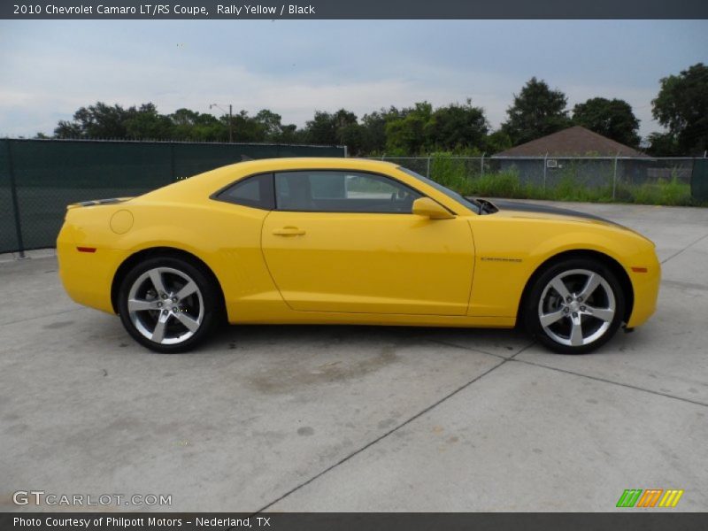 Rally Yellow / Black 2010 Chevrolet Camaro LT/RS Coupe