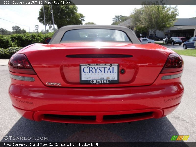 Viper Red / Black 2004 Dodge Viper SRT-10