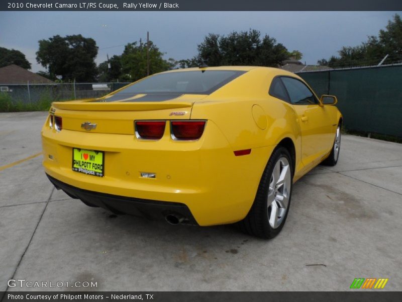 Rally Yellow / Black 2010 Chevrolet Camaro LT/RS Coupe
