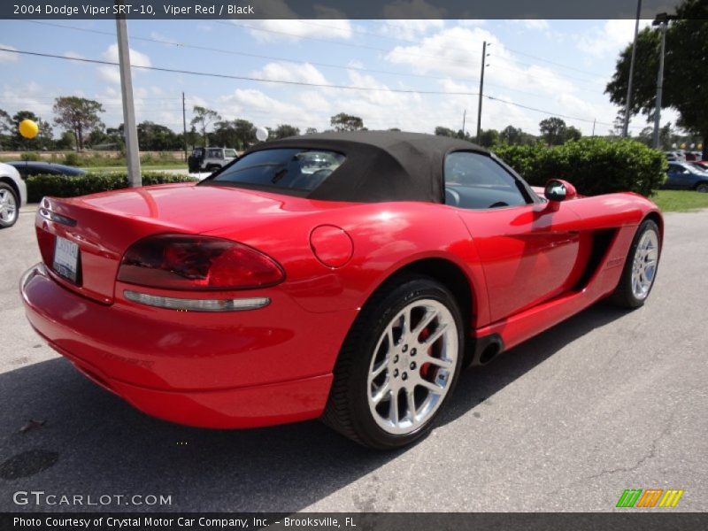Viper Red / Black 2004 Dodge Viper SRT-10