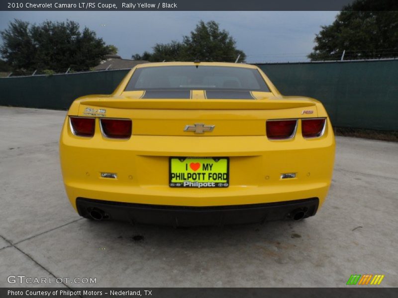 Rally Yellow / Black 2010 Chevrolet Camaro LT/RS Coupe
