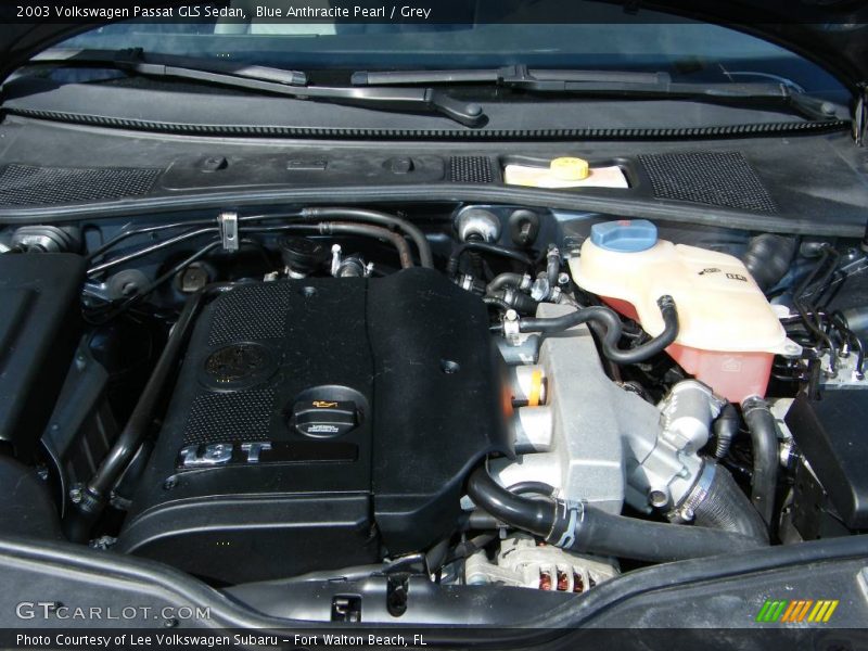 Blue Anthracite Pearl / Grey 2003 Volkswagen Passat GLS Sedan