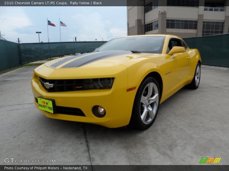 Rally Yellow / Black 2010 Chevrolet Camaro LT/RS Coupe