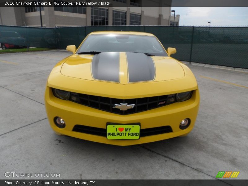 Rally Yellow / Black 2010 Chevrolet Camaro LT/RS Coupe