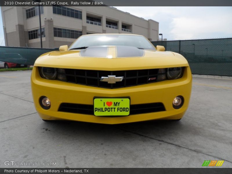 Rally Yellow / Black 2010 Chevrolet Camaro LT/RS Coupe