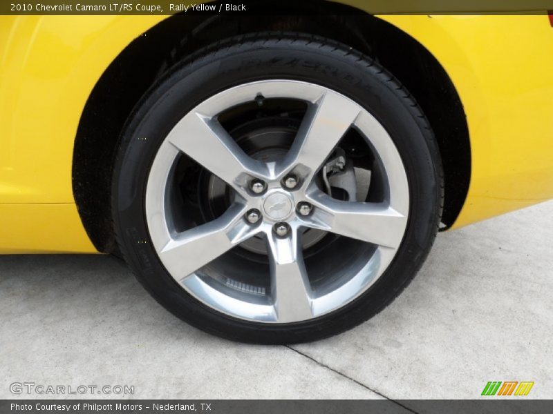 Rally Yellow / Black 2010 Chevrolet Camaro LT/RS Coupe