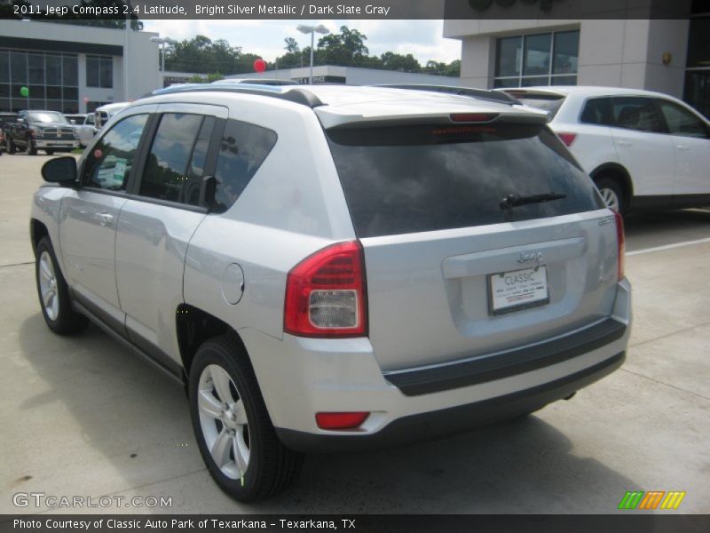 Bright Silver Metallic / Dark Slate Gray 2011 Jeep Compass 2.4 Latitude