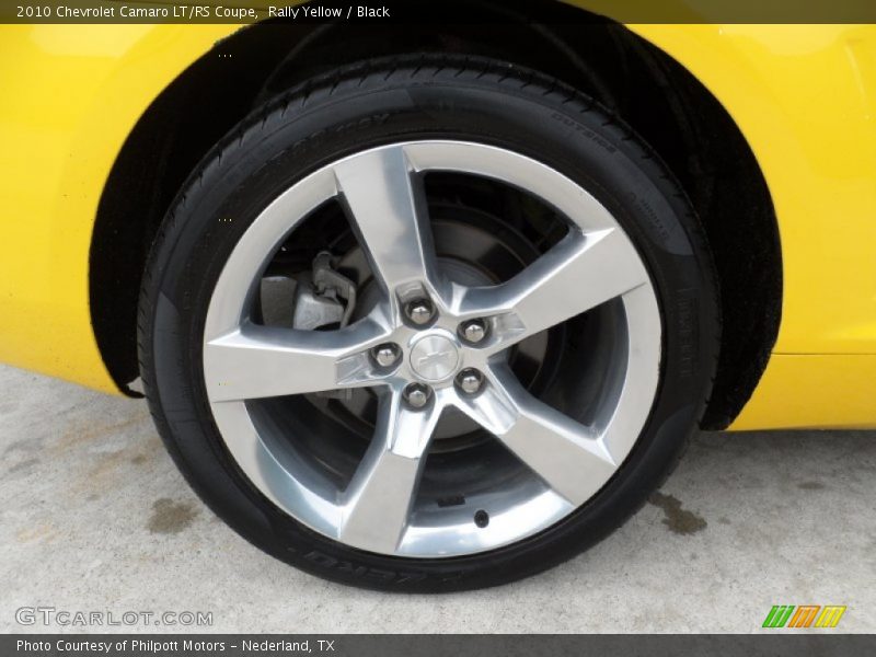 Rally Yellow / Black 2010 Chevrolet Camaro LT/RS Coupe