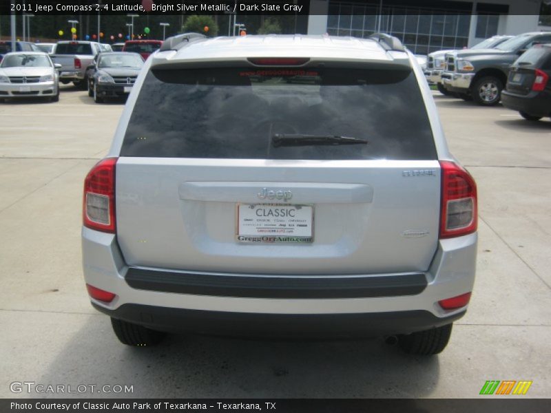 Bright Silver Metallic / Dark Slate Gray 2011 Jeep Compass 2.4 Latitude
