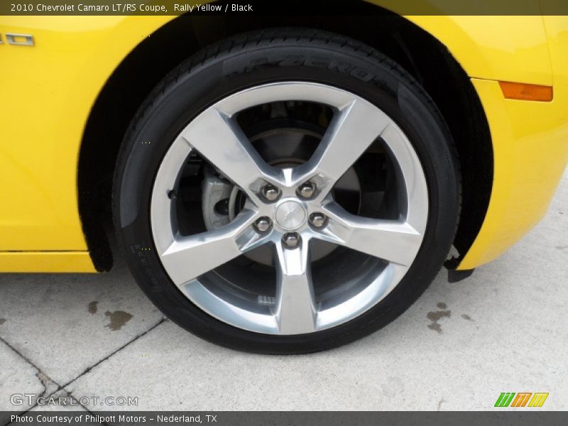 Rally Yellow / Black 2010 Chevrolet Camaro LT/RS Coupe
