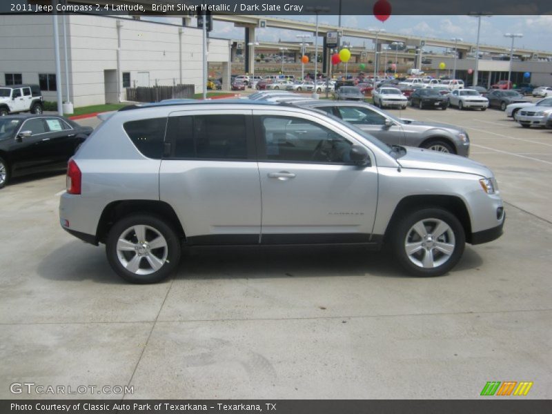 Bright Silver Metallic / Dark Slate Gray 2011 Jeep Compass 2.4 Latitude