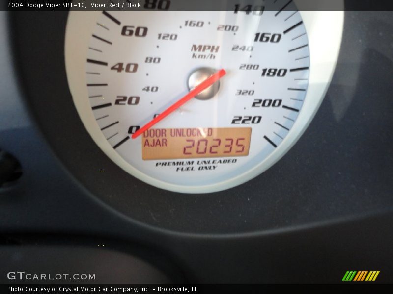 Viper Red / Black 2004 Dodge Viper SRT-10