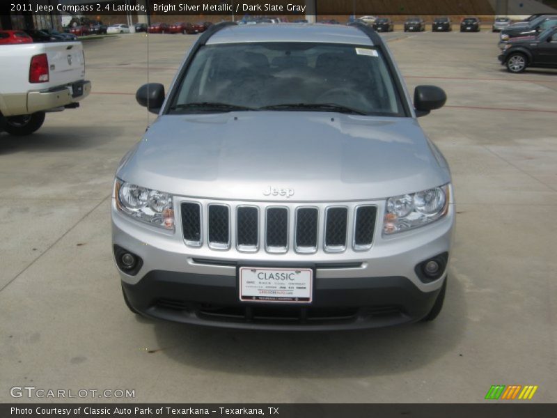 Bright Silver Metallic / Dark Slate Gray 2011 Jeep Compass 2.4 Latitude