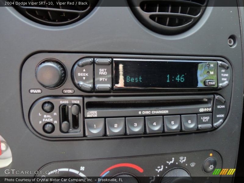 Controls of 2004 Viper SRT-10