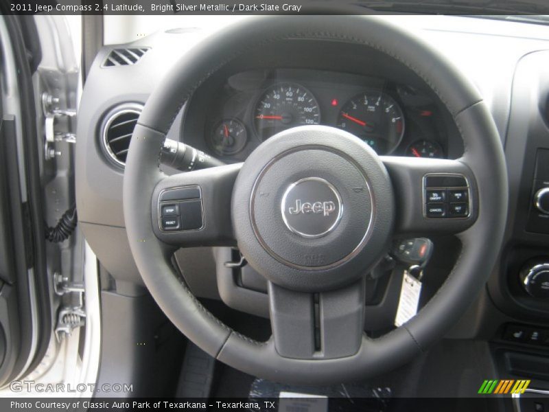 Bright Silver Metallic / Dark Slate Gray 2011 Jeep Compass 2.4 Latitude