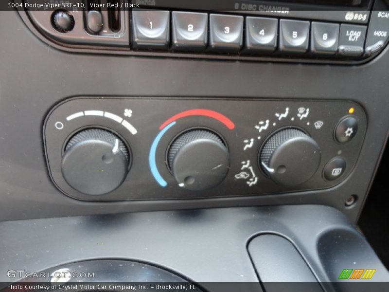 Controls of 2004 Viper SRT-10