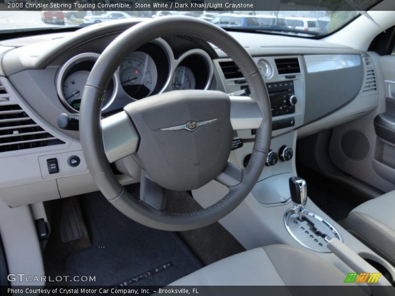 Dashboard of 2008 Sebring Touring Convertible