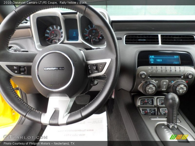 Rally Yellow / Black 2010 Chevrolet Camaro LT/RS Coupe