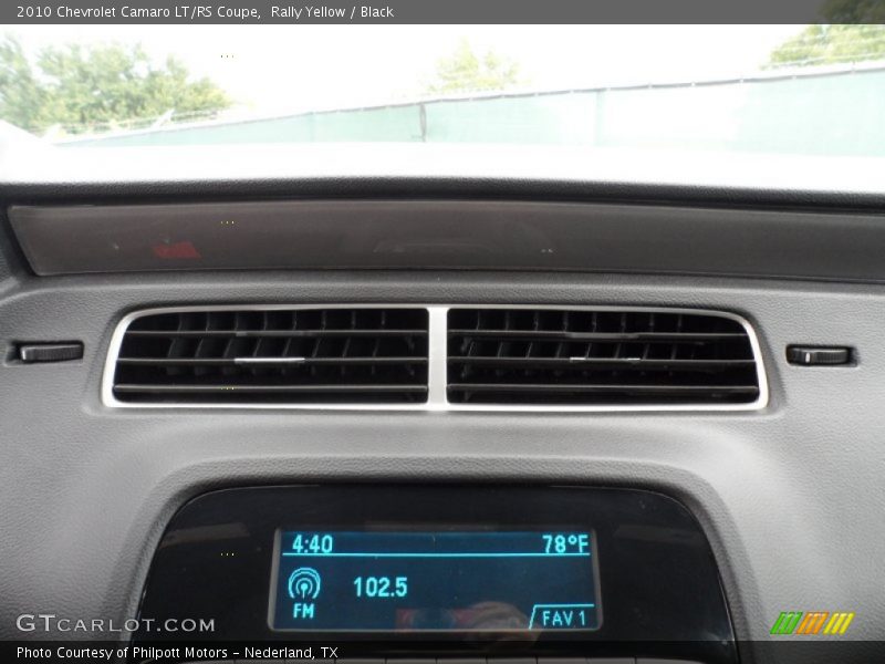 Rally Yellow / Black 2010 Chevrolet Camaro LT/RS Coupe