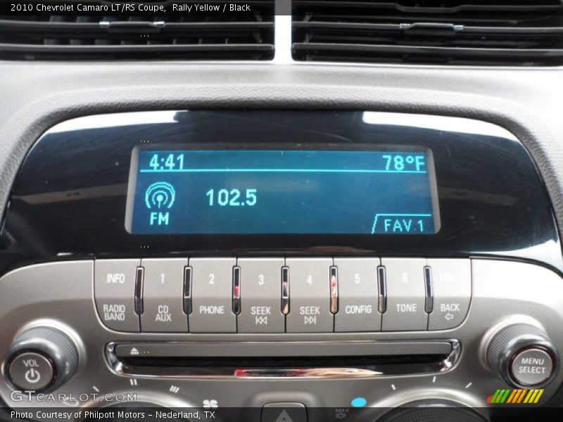 Rally Yellow / Black 2010 Chevrolet Camaro LT/RS Coupe
