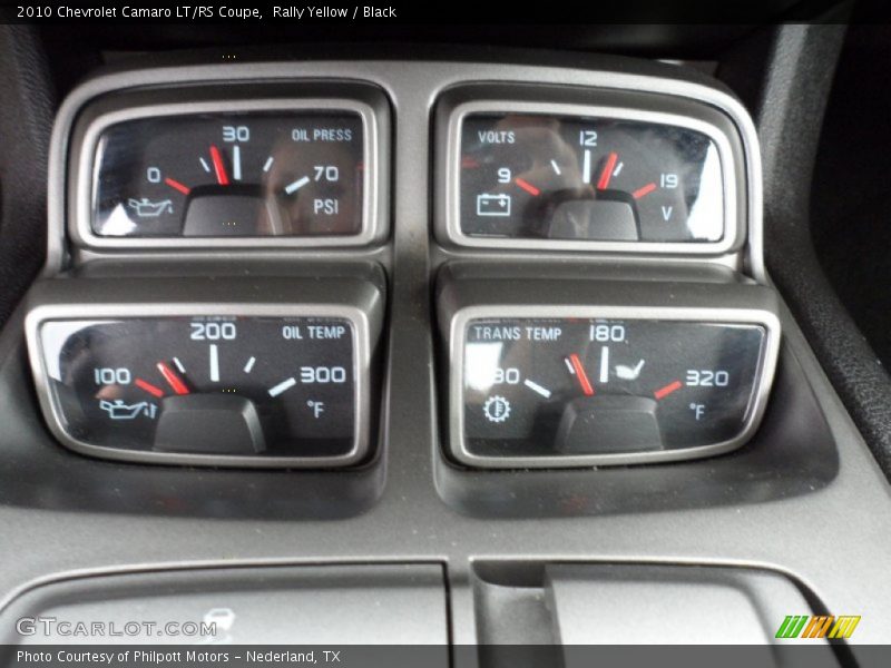 Rally Yellow / Black 2010 Chevrolet Camaro LT/RS Coupe