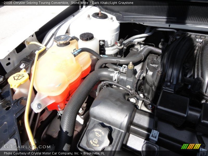  2008 Sebring Touring Convertible Engine - 2.7 Liter Flex-Fuel DOHC 24-Valve V6