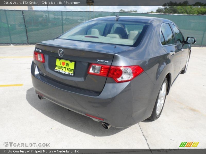 Grigio Metallic / Parchment 2010 Acura TSX Sedan