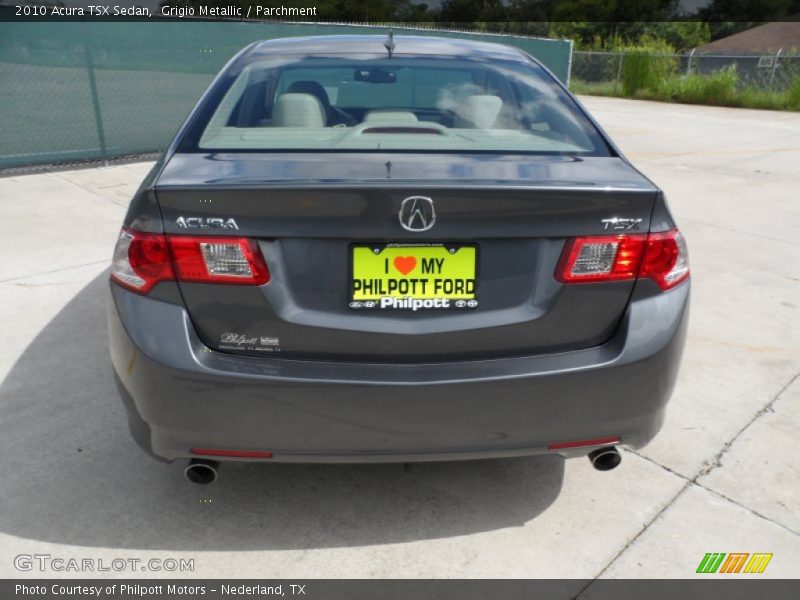 Grigio Metallic / Parchment 2010 Acura TSX Sedan