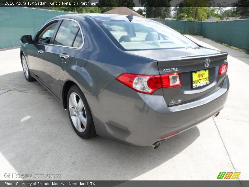 Grigio Metallic / Parchment 2010 Acura TSX Sedan
