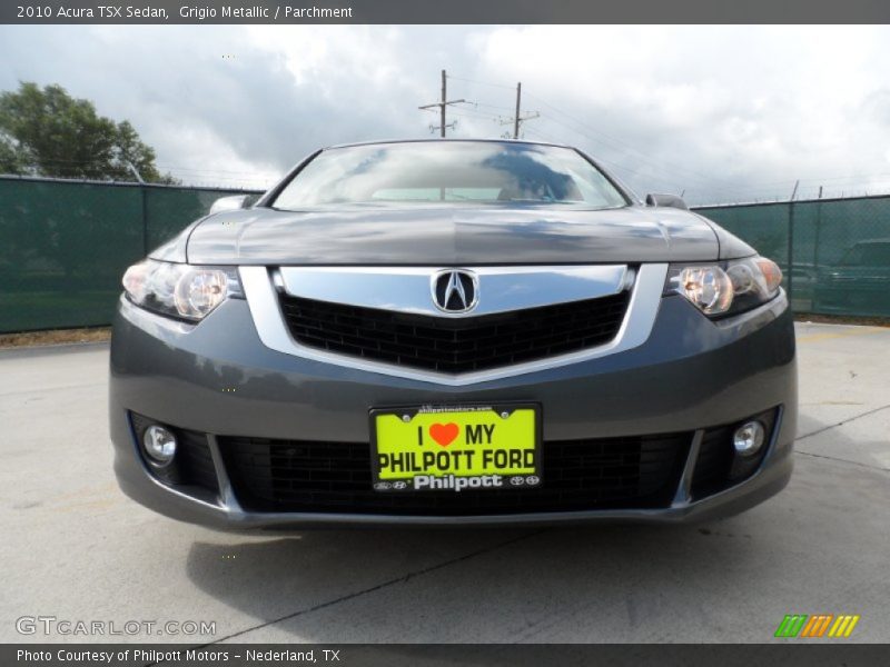 Grigio Metallic / Parchment 2010 Acura TSX Sedan