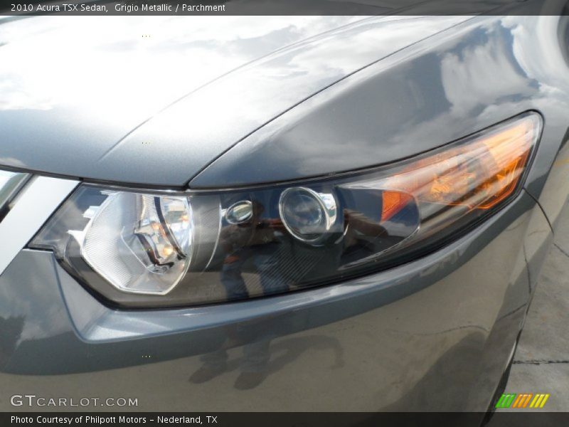 Grigio Metallic / Parchment 2010 Acura TSX Sedan
