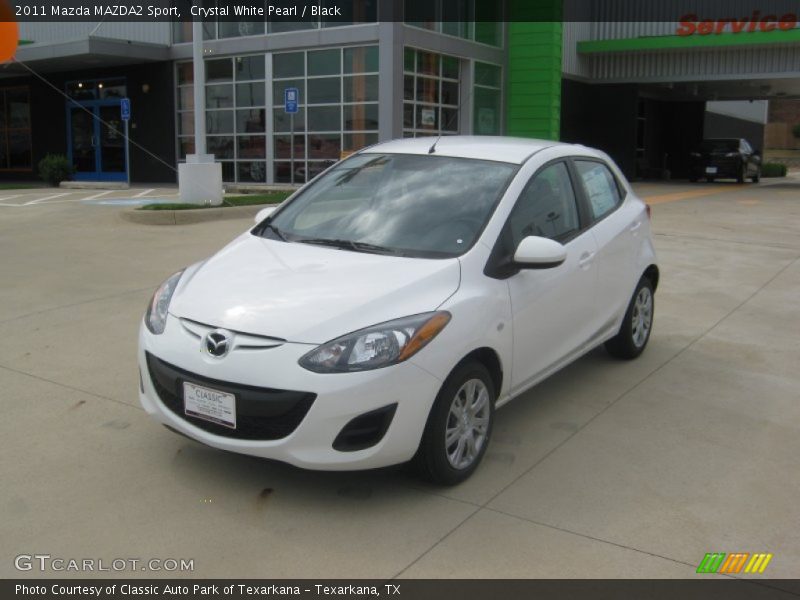 Crystal White Pearl / Black 2011 Mazda MAZDA2 Sport