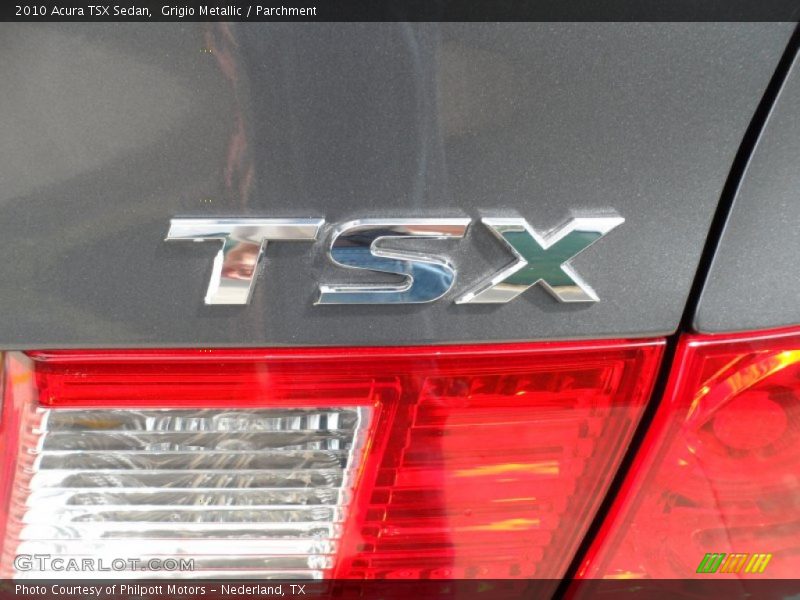 Grigio Metallic / Parchment 2010 Acura TSX Sedan