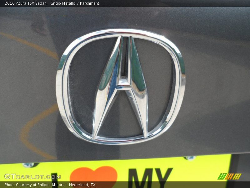 Grigio Metallic / Parchment 2010 Acura TSX Sedan