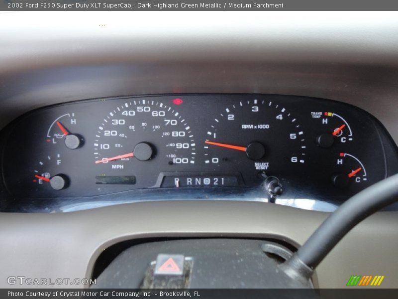  2002 F250 Super Duty XLT SuperCab XLT SuperCab Gauges