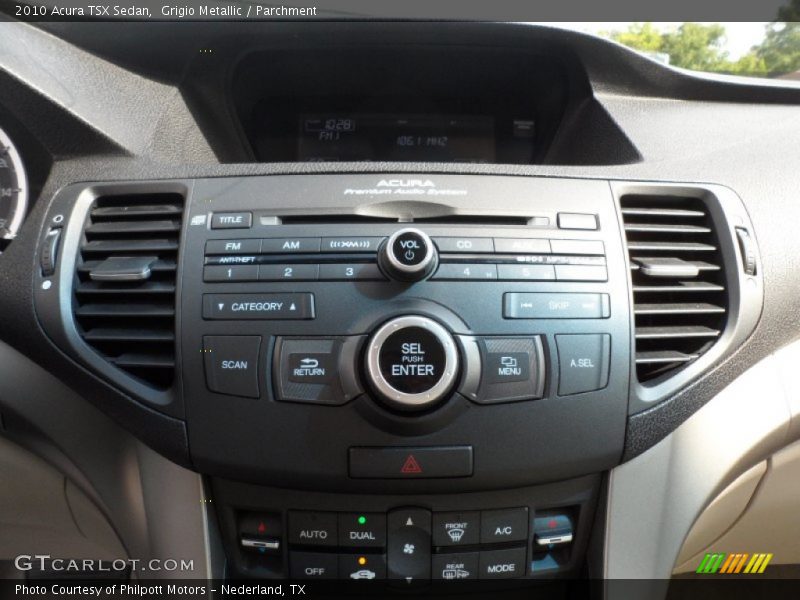 Grigio Metallic / Parchment 2010 Acura TSX Sedan