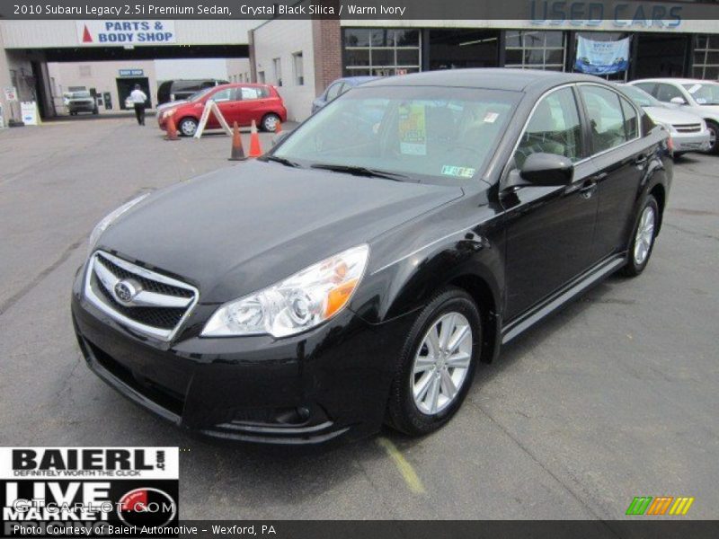 Crystal Black Silica / Warm Ivory 2010 Subaru Legacy 2.5i Premium Sedan