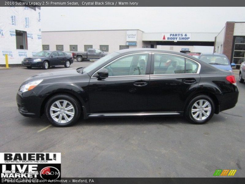 Crystal Black Silica / Warm Ivory 2010 Subaru Legacy 2.5i Premium Sedan