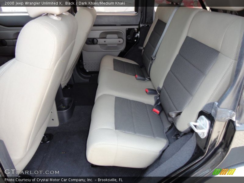  2008 Wrangler Unlimited X Dark Khaki/Medium Khaki Interior
