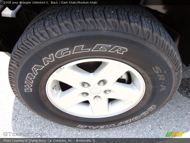  2008 Wrangler Unlimited X Wheel