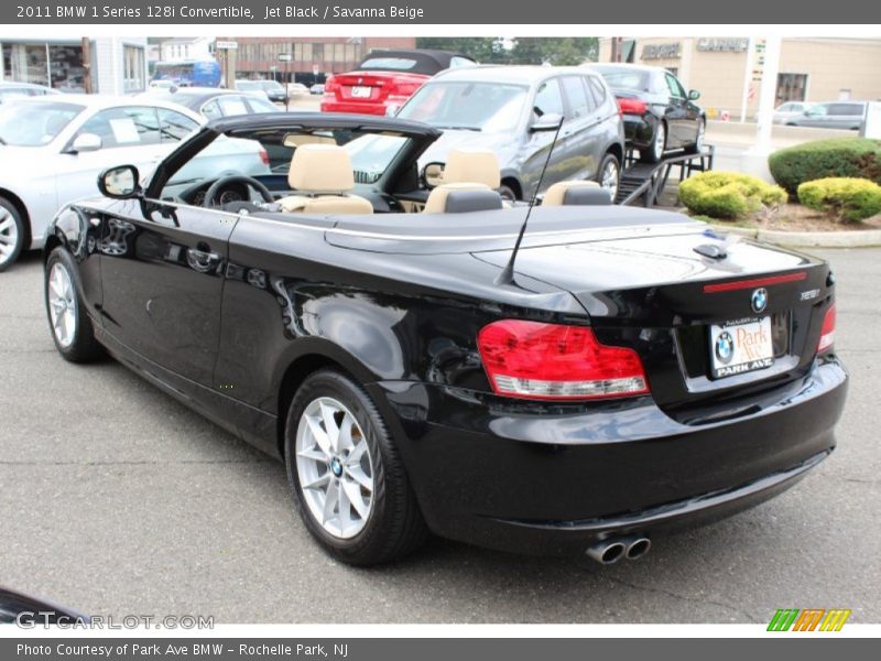Jet Black / Savanna Beige 2011 BMW 1 Series 128i Convertible