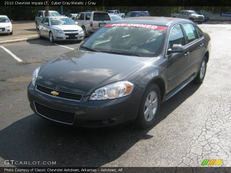 Cyber Gray Metallic / Gray 2010 Chevrolet Impala LT