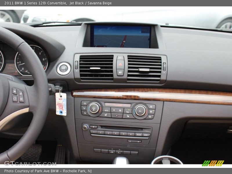 Jet Black / Savanna Beige 2011 BMW 1 Series 128i Convertible