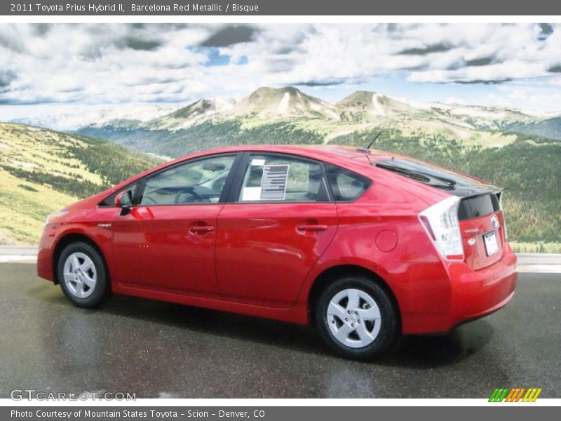 Barcelona Red Metallic / Bisque 2011 Toyota Prius Hybrid II