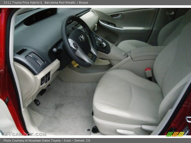Barcelona Red Metallic / Bisque 2011 Toyota Prius Hybrid II