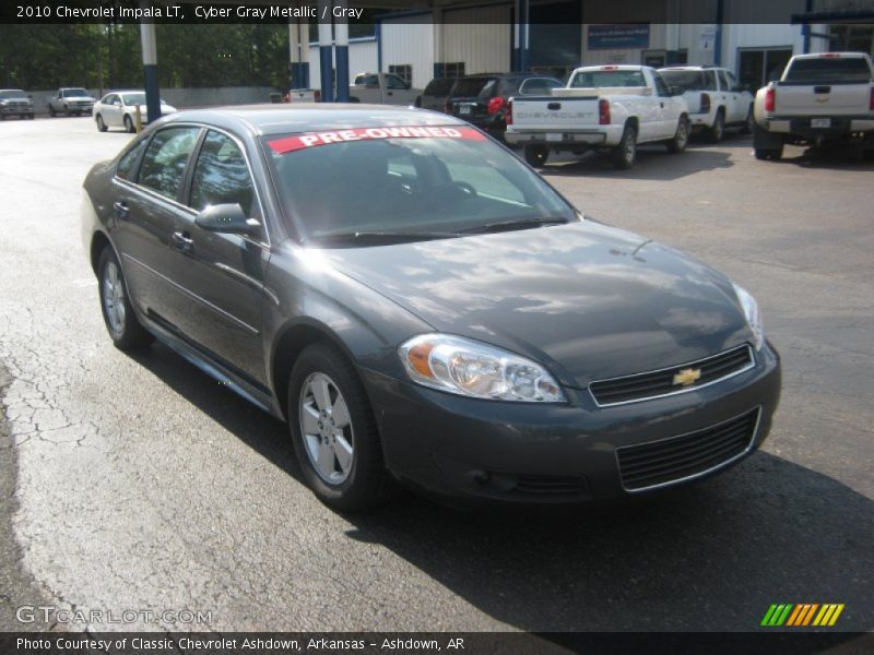 Cyber Gray Metallic / Gray 2010 Chevrolet Impala LT