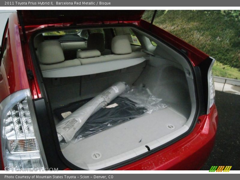 Barcelona Red Metallic / Bisque 2011 Toyota Prius Hybrid II
