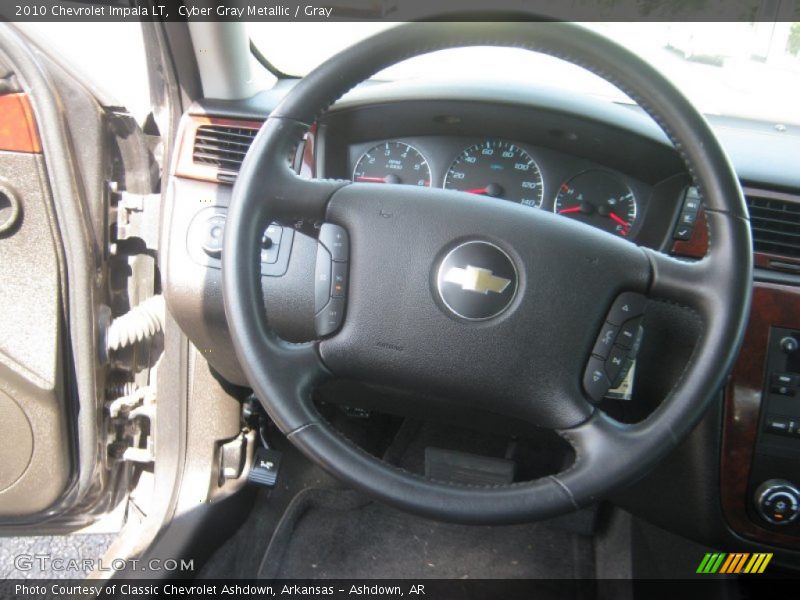 Cyber Gray Metallic / Gray 2010 Chevrolet Impala LT